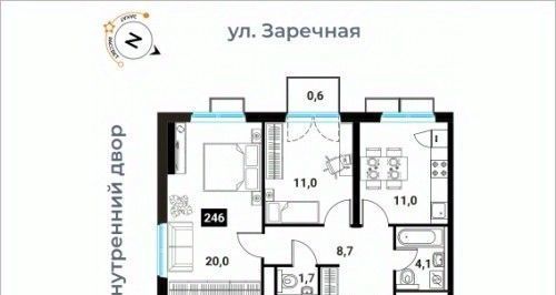 квартира г Москва метро Фили ул Большая Филёвская 3к/4 фото 1