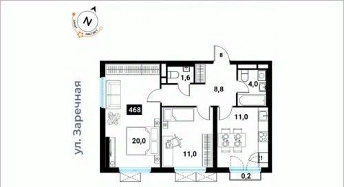 квартира г Москва метро Фили ул Большая Филёвская 3к/4 фото 1