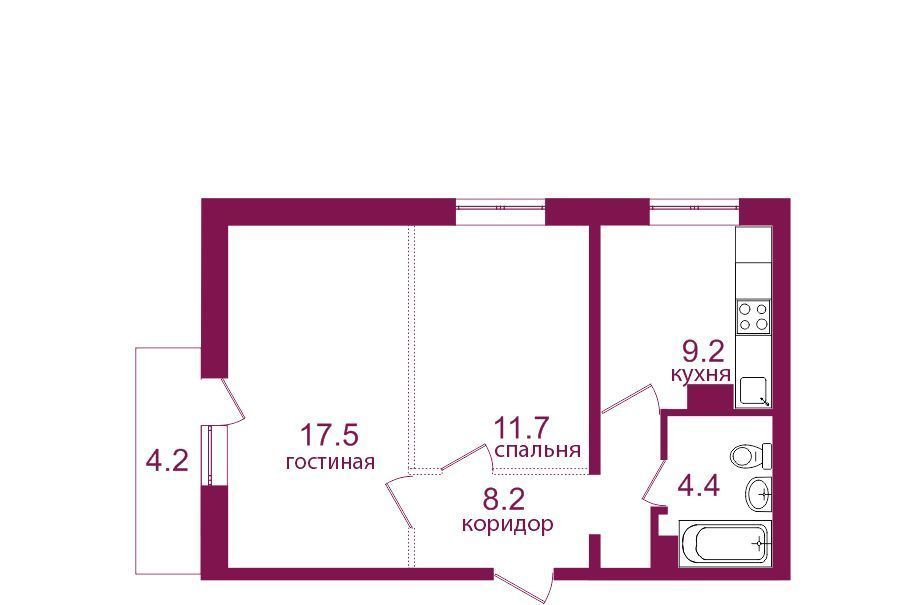 квартира г Иркутск р-н Правобережный мкр Топкинский 69 фото 1