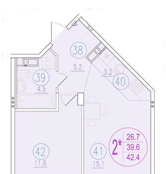 квартира г Ростов-на-Дону р-н Советский ул Благодатная 164 фото 2