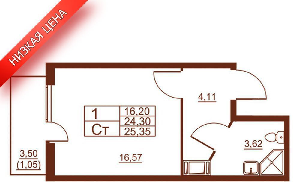 квартира г Санкт-Петербург п Шушары ш Московское 262к/4 Шушары фото 1