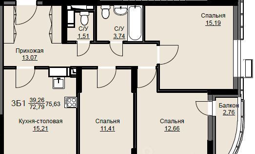 квартира городской округ Щёлково Соболевка мкр, Соболевка жилой комплекс, Щёлковская фото 1