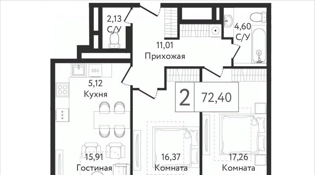 квартира г Москва метро Технопарк ЖК Дрим Тауэрс фото 1