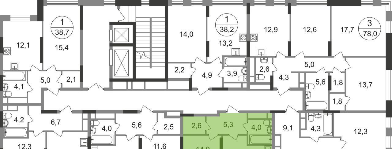 квартира г Москва п Внуковское метро Говорово Переделкино Ближнее мкр, 17-й кв-л, к 1 фото 15