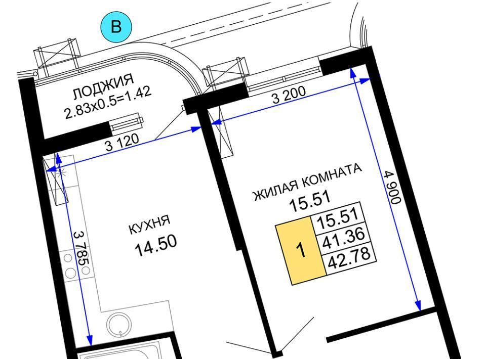 квартира г Краснодар р-н Центральный ЖК Фонтаны фото 1