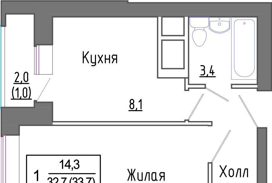 квартира городской округ Красногорск д Сабурово Аникеевка, За Митино жилой комплекс, к 17 фото 1