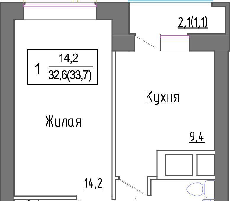 квартира городской округ Красногорск д Сабурово Аникеевка, За Митино жилой комплекс, к 17 фото 1