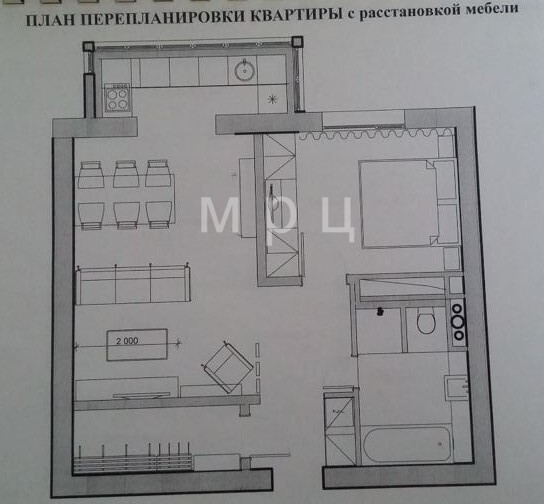 квартира г Москва метро Раменки пр-кт Мичуринский 34 фото 12