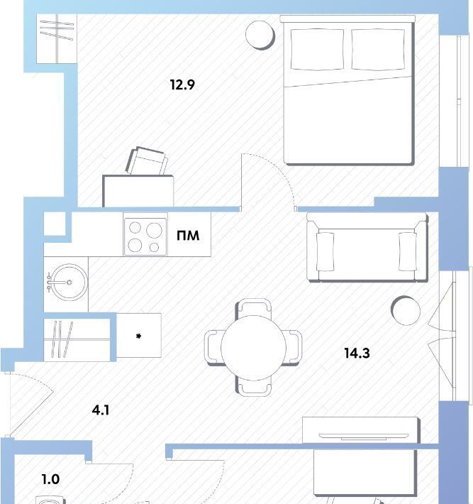 квартира г Москва метро Окская ул Окская 7а фото 1