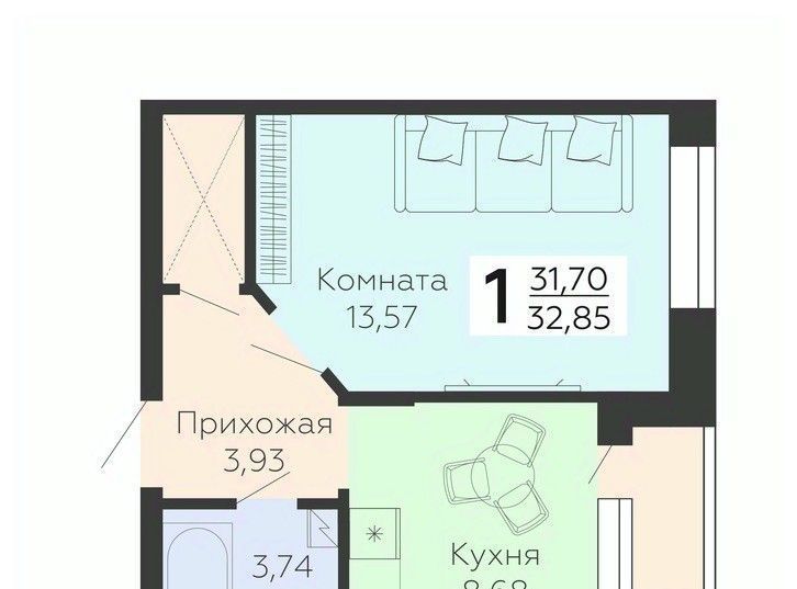 квартира г Воронеж р-н Коминтерновский ул Независимости 78 фото 1