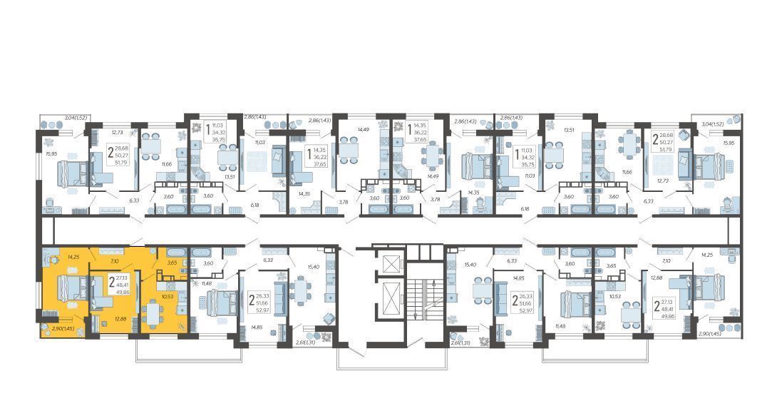 квартира г Краснодар р-н Карасунский ул Богатырская 11/7 фото 3