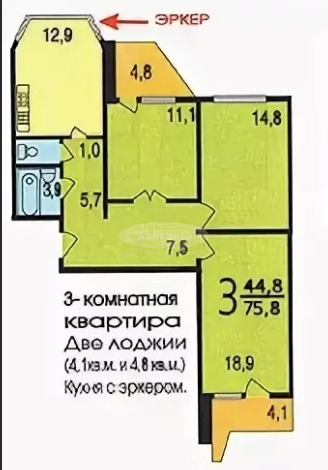 квартира г Москва метро Люблино ул Маршала Кожедуба 2к/1 фото 25