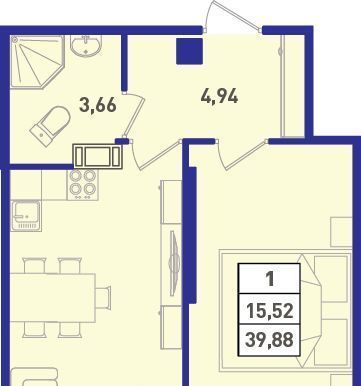 квартира р-н Всеволожский г Мурино ул Шоссе в Лаврики 64к/4 Девяткино фото 1