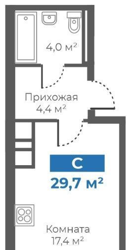 квартира г Тюмень р-н Калининский ул Интернациональная 197в фото 3