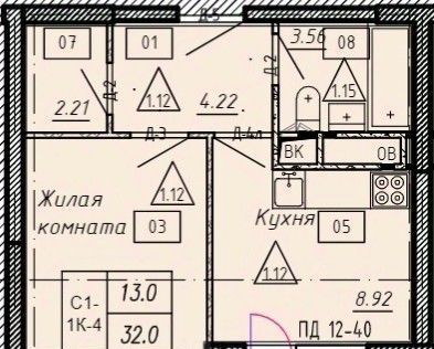 квартира г Люберцы проезд Хлебозаводской 6с/1 Котельники фото 1