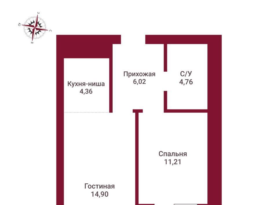 квартира г Новосибирск Маршала Покрышкина ул Державина 50 фото 2