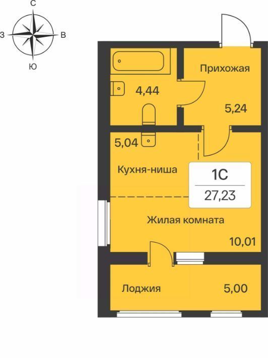 квартира р-н Всеволожский п Янино-1 ЖК Расцветай Янино Заневское городское поселение, Проспект Большевиков фото 1