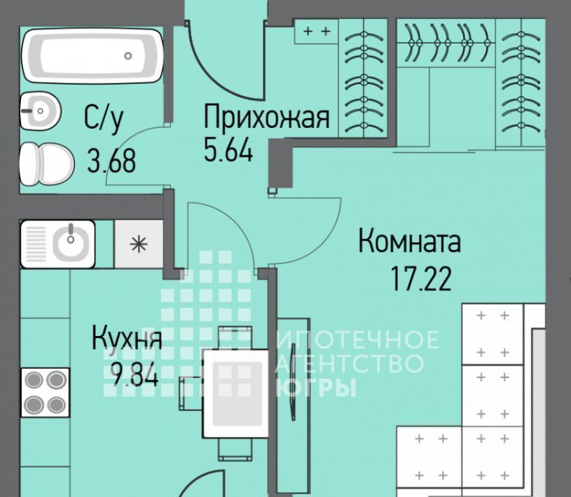 квартира г Нижневартовск ул Героев Самотлора 17 фото 6