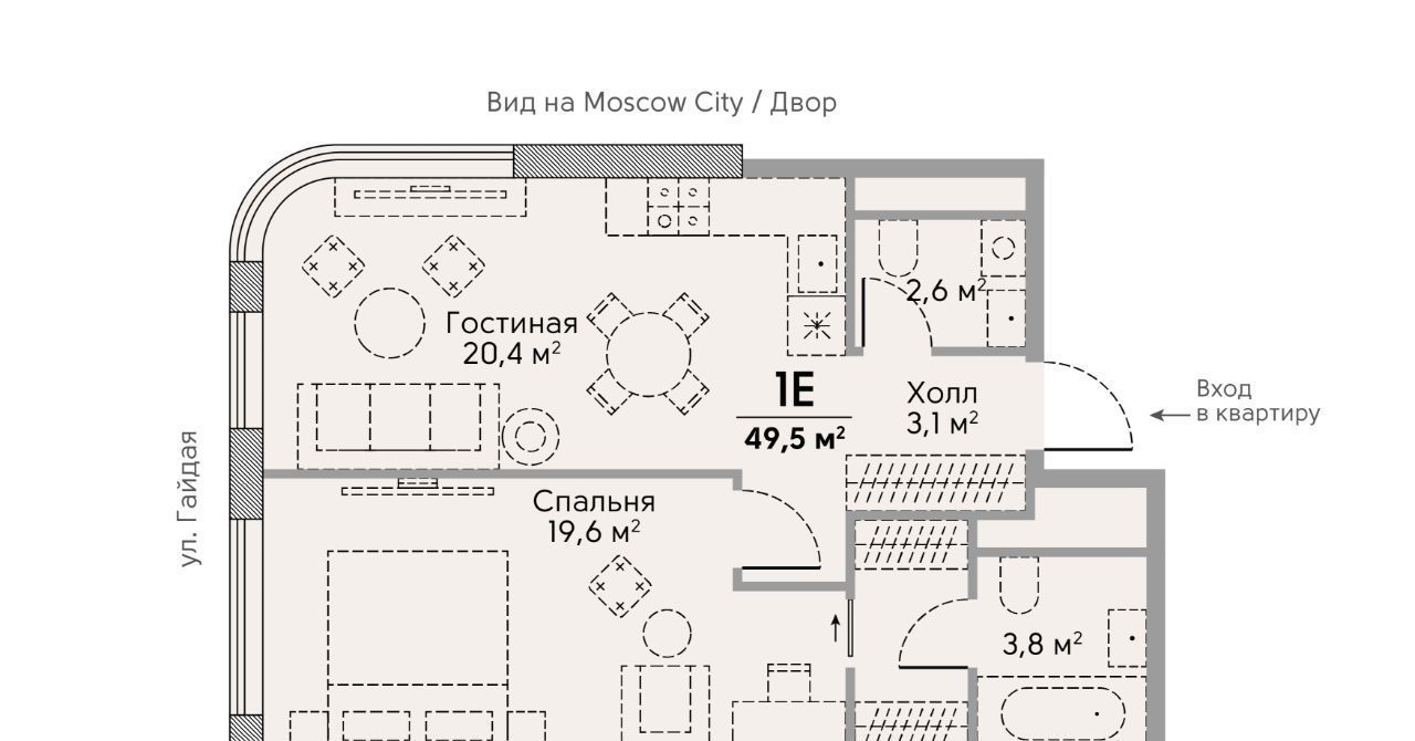 квартира г Москва метро Аминьевская ЖК Сторис на Мосфильмовской Кинематографический кв-л фото 1