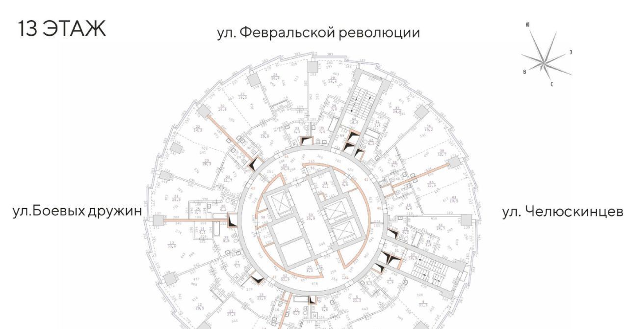 квартира г Екатеринбург Динамо ул. Бориса Ельцина фото 7