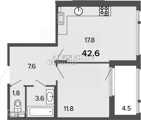 квартира г Санкт-Петербург ул 11-я Красноармейская 11с/3 Адмиралтейский район фото 2