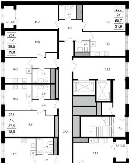 квартира г Москва метро Коптево ул Михалковская 48к/2 фото 2