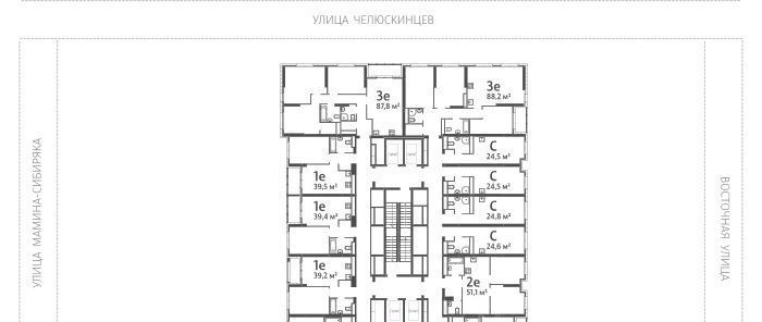 квартира г Екатеринбург Уральская ул Челюскинцев 112 фото 2