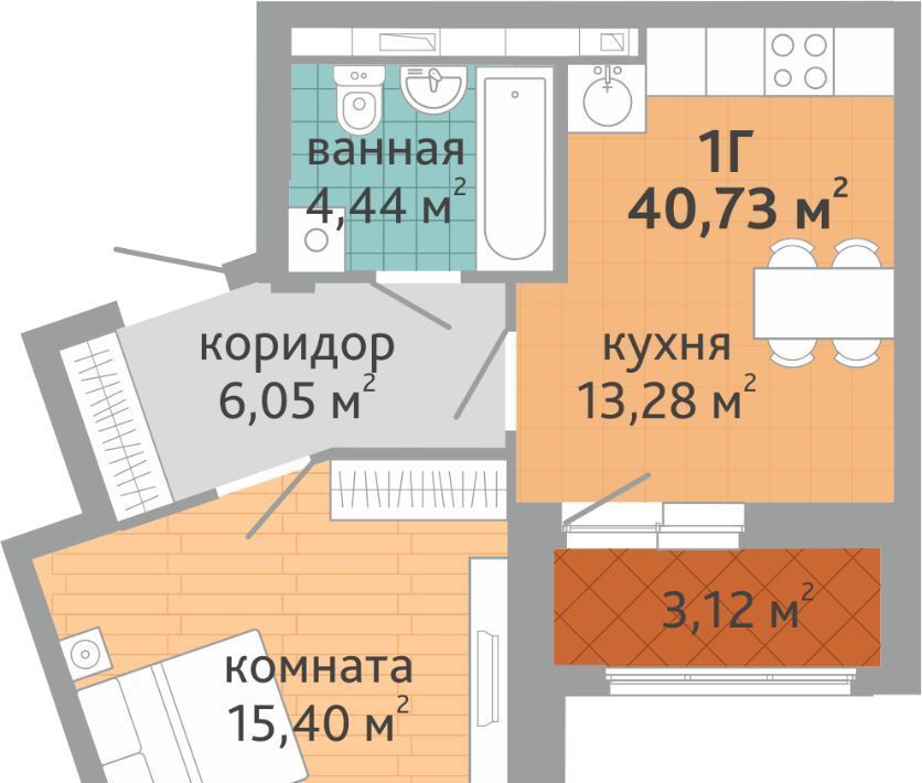 квартира г Екатеринбург р-н Верх-Исетский ВИЗ жилрайон, Семейный квартал Дружный жилой комплекс фото 1