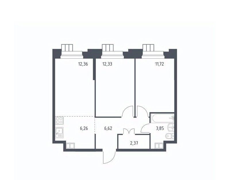 квартира г Москва п Мосрентген метро Тропарёво метро Румянцево мк, к 1. 1 фото 1