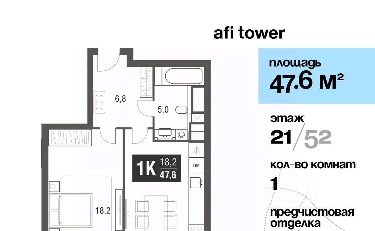 квартира г Москва метро Свиблово проезд Серебрякова 11/13к 1 фото 1