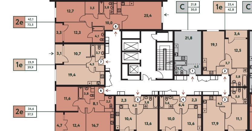 квартира г Москва метро Беломорская ул Фестивальная 15к/25 фото 2