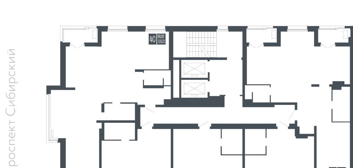 квартира г Барнаул р-н Октябрьский ЖК «Opera Residence» БС 3 фото 2