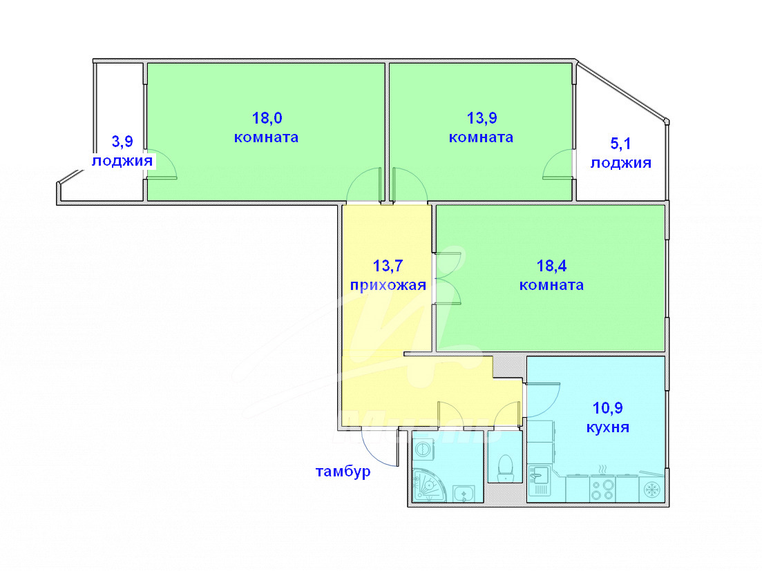 квартира г Москва метро Верхние Лихоборы б-р Бескудниковский 6к/3 фото 40