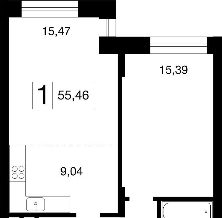 квартира г Москва метро Молодежная ул Академика Павлова 7с/1 фото 1