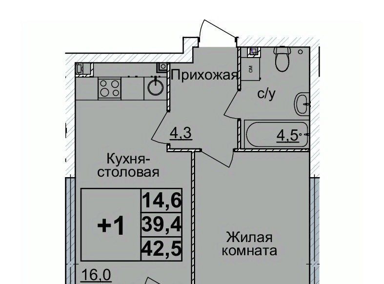 квартира г Нижний Новгород Горьковская ЖК «Горизонты Нижнего» фото 1