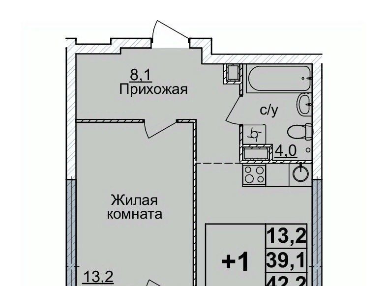 квартира г Нижний Новгород Горьковская ЖК «Горизонты Нижнего» фото 1