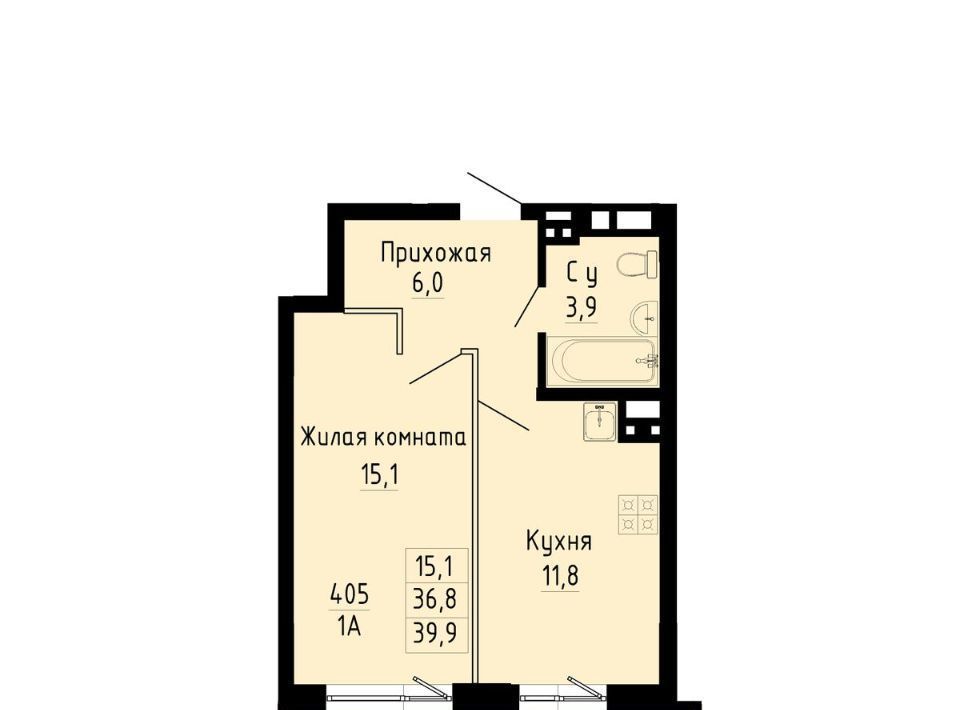 квартира г Новосибирск Золотая Нива ул Коминтерна 1с фото 1