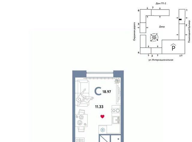 р-н Калининский ул Интернациональная 199к/9 фото