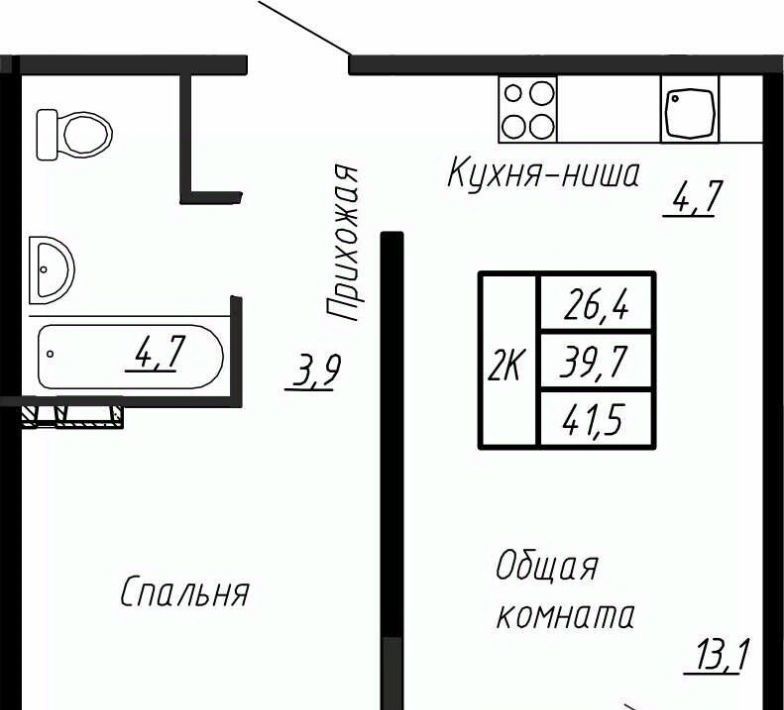 квартира р-н Тосненский п Тельмана ЖК «Сибирь» Тельмановское с/пос, Шушары фото 1