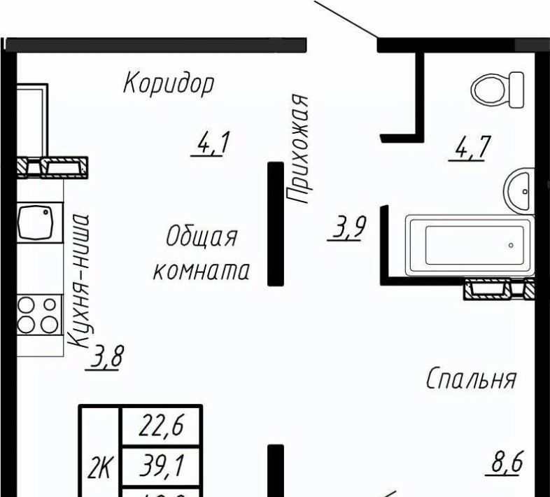 квартира р-н Тосненский п Тельмана ЖК «Сибирь» Тельмановское с/пос, Шушары фото 1