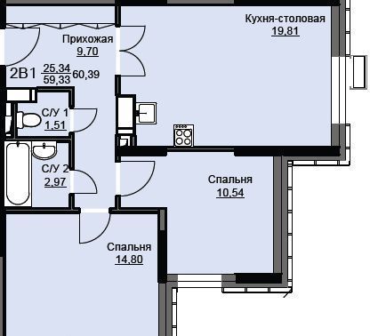 квартира городской округ Щёлково Соболевка мкр, Соболевка жилой комплекс, Щёлковская фото 1