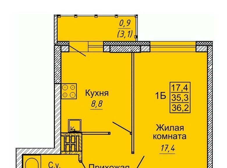 квартира г Новосибирск ЖК «Новые Матрёшки» Площадь Маркса фото 1