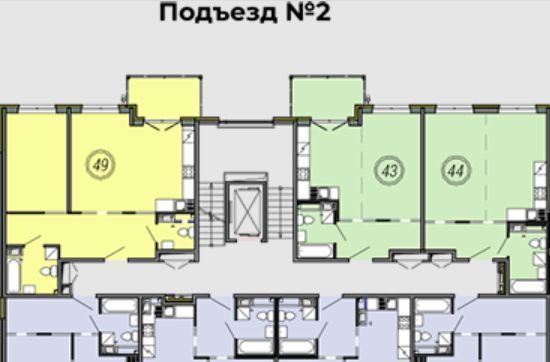 квартира г Санкт-Петербург п Шушары ул Образцовая 6к/3 тер Пулковское метро Купчино фото 2