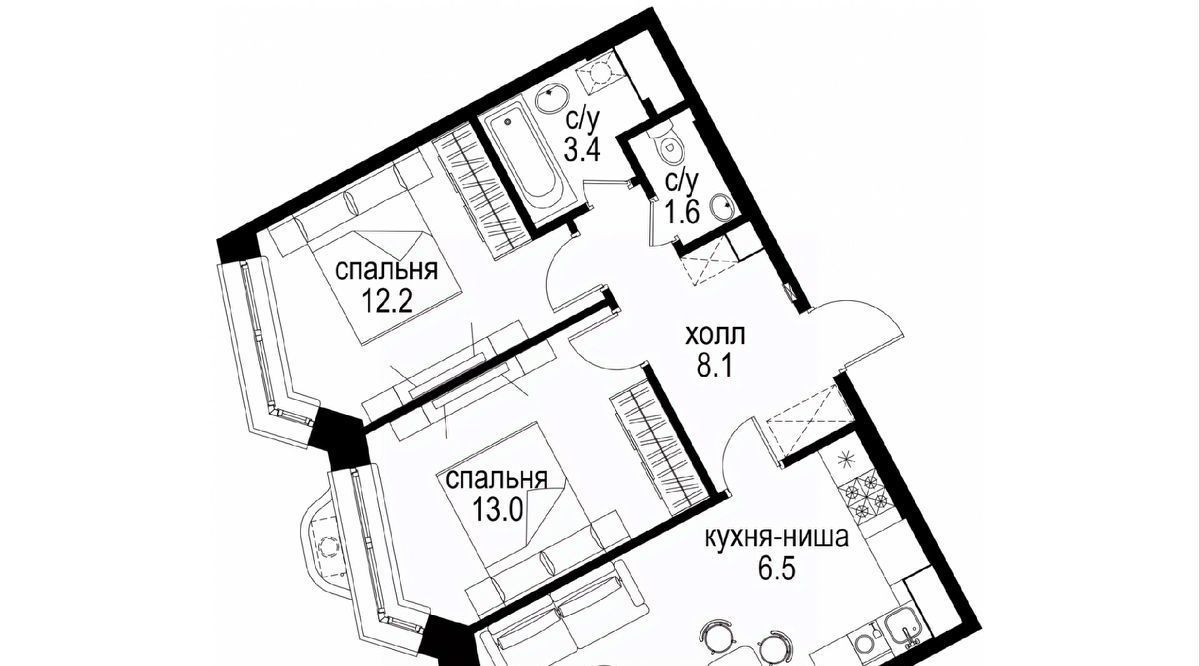 квартира г Москва метро Электрозаводская ЖК Интеллигент фото 1