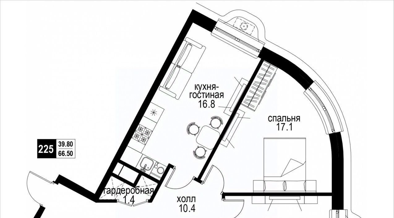 квартира г Москва метро Электрозаводская наб Семеновская 3 фото 1