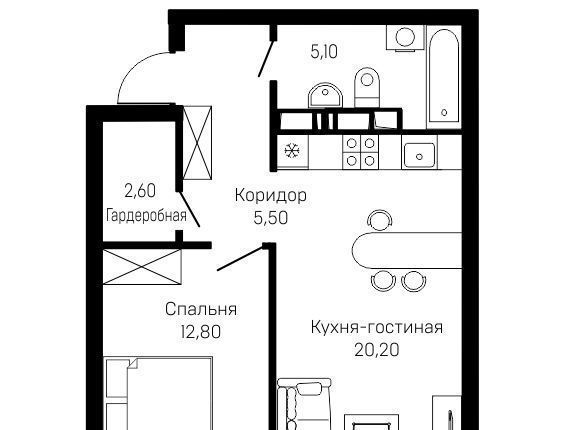 квартира р-н Ярославский п Красный Бор ул Мирная 11 Заволжское с/пос фото 2