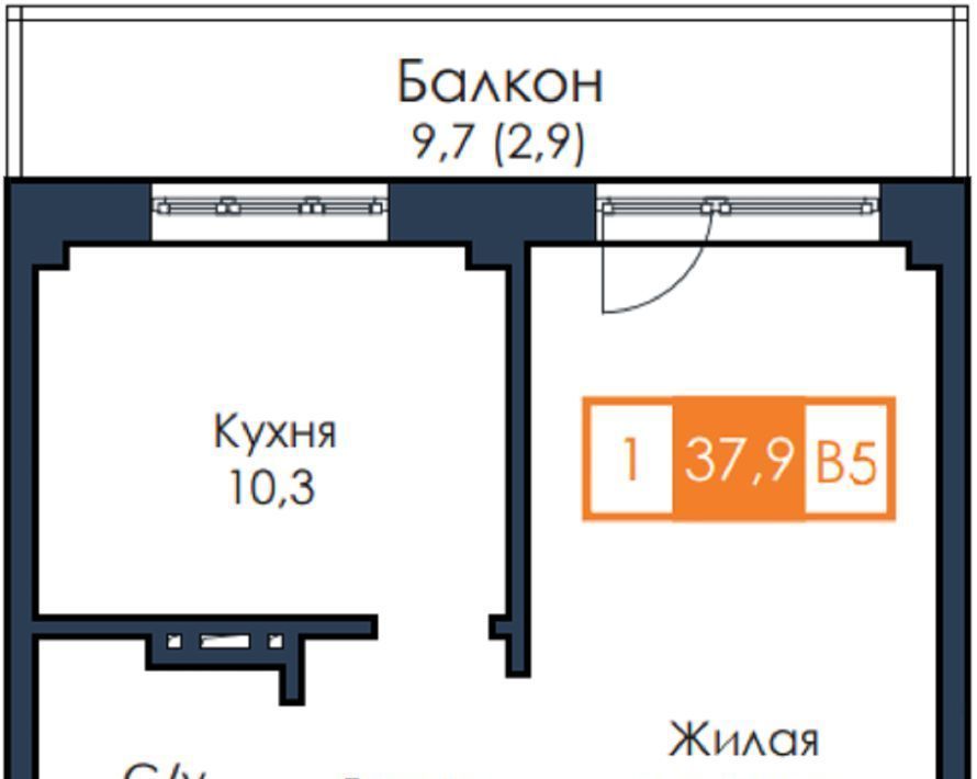 квартира г Красноярск р-н Советский Солнечный жилрайон, 5-й мкр фото 1