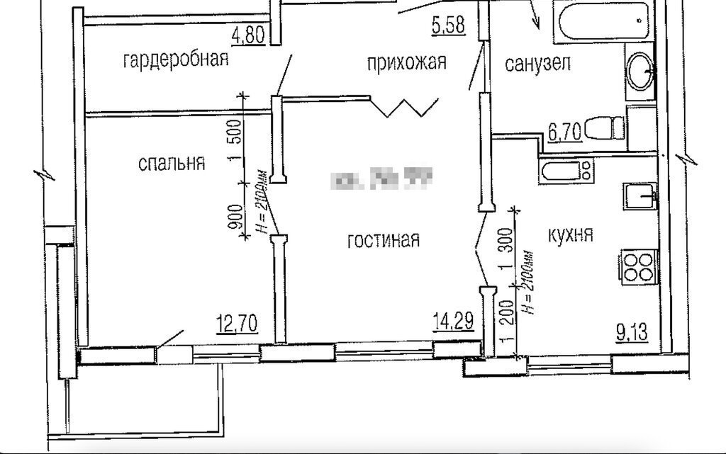 квартира г Москва метро Коломенская б-р Нагатинский 10 фото 2