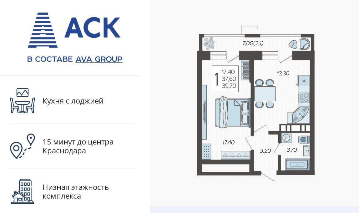 квартира г Краснодар р-н Прикубанский микрорайон 9-й километр ул Ярославская 115/2 фото 1