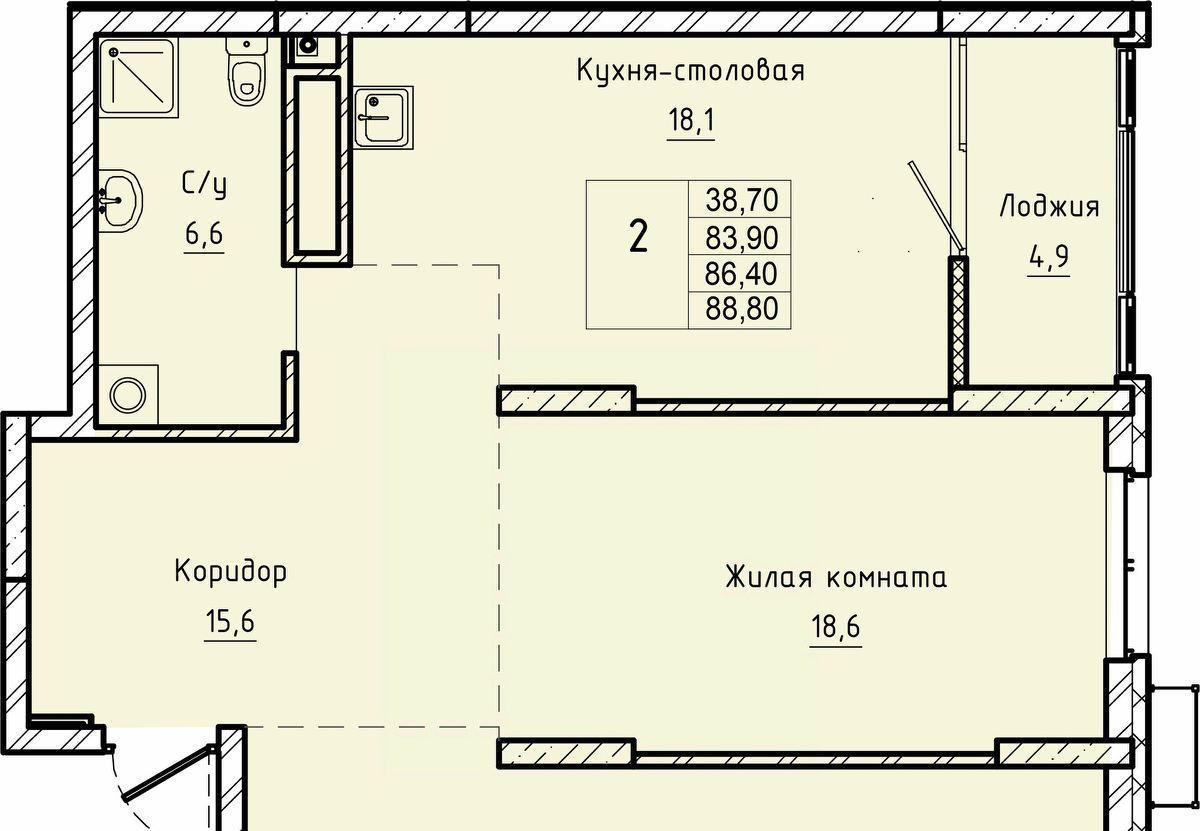 квартира г Екатеринбург ВИЗ ЖК «Нагорный» Площадь 1905 года, жилрайон фото 1